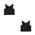 thumbnail image 2 of Minnieouse Chaleco corto para clima cálido, camisetas sin mangas, ropa interior estirable, sin mangas, sin costuras, jersey de alta elasticidad, Type6 NO6, 2 of 6