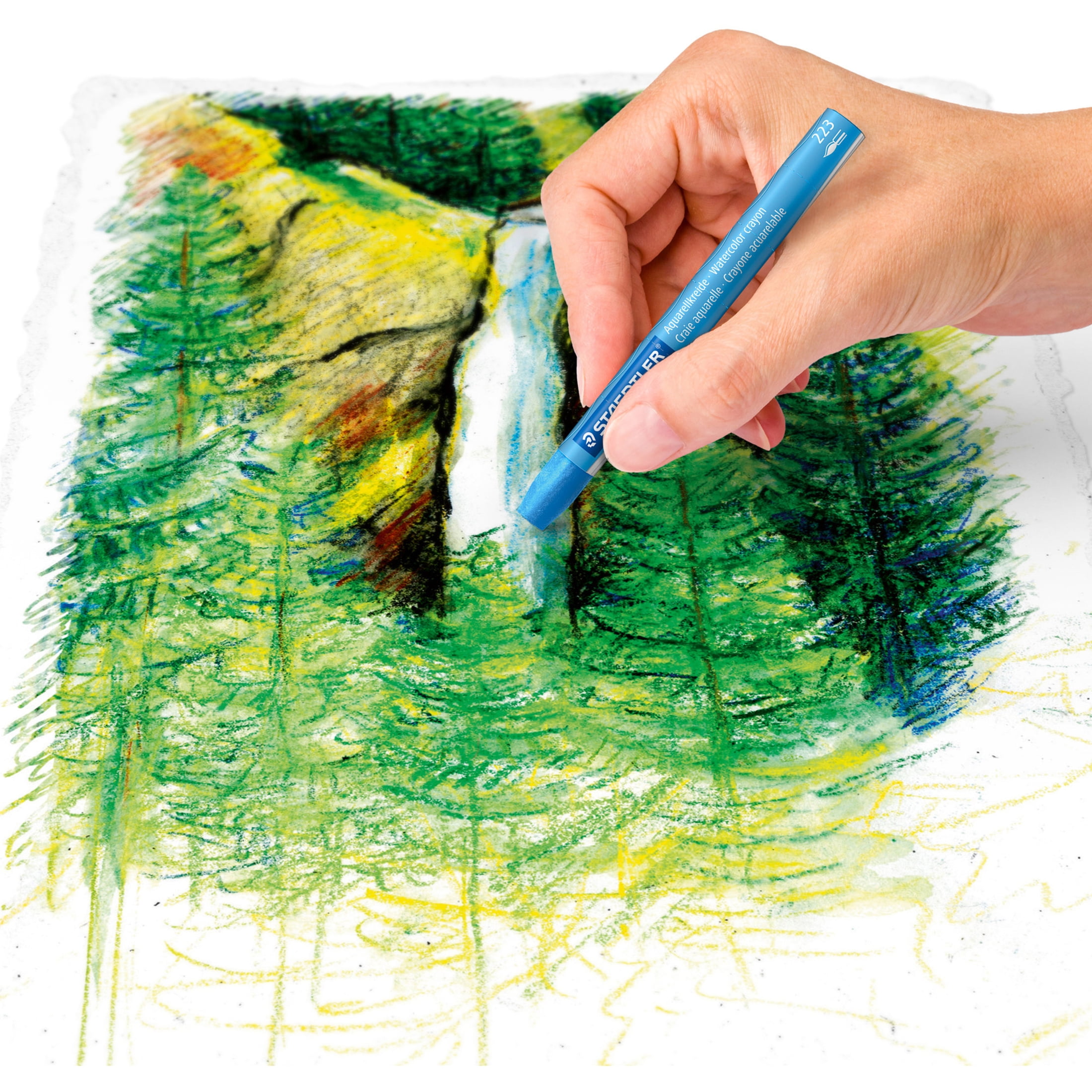 Staedtler Karat Watercolor Crayon Set, 20-Colors