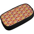 thumbnail image 2 of Nineties Ice Cream Pineapple Pencil Case, Large Capacity Large Pen Holder Pouch, 2 of 4