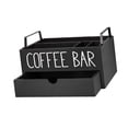 thumbnail image 2 of Luzkey Coffee Station Organizer,Wood Coffee Pod Holder Countertop Coffee and Tea Condiment Storage Organizer for Coffee Bar Kitchen C, 2 of 8