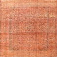 thumbnail image 1 of Ahgly Company Machine Washable Indoor Square Traditional Orange Red Area Rugs, 7' Square, 1 of 7