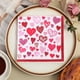 thumbnail image 3 of Decoraciones para el Día de San Valentín, servilletas desechables estampadas, toallas faciales, pañuelos, pañuelos de papel para fiestas de San Valentín, adecuados para decoraciones de cocina de San V, 3 of 5