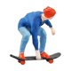 thumbnail image 2 of Figura en miniatura a escala 1/64, modelo Diorama, patineta, niño, Mini casa de muñecas, decoración para casa de muñecas, modelo de calle, tren,, 2 of 9