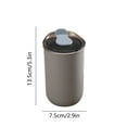 thumbnail image 3 of Insulated Stainless Steel Travel Mug Leakproof Coffee Thermo Cup with Temperature Display 316 Liner for Office Commute Hot Beverages Gifts(Gray), 3 of 6