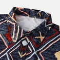 thumbnail image 2 of TIHLMK Hawaiian Shirt for Men Shirts Vintage Beach Tops Mens Short Sleeve Button Down Shirts Blue, 2 of 7