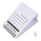 thumbnail image 3 of Calendario de escritorio pequeño: Mini calendario mensual de pie plegable 2026-2027 para mesa, ideal para el hogar o la oficina, color blanco., 3 of 8