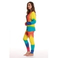 thumbnail image 2 of Just Love Women's Tie Dye Two Piece Thermal Pajama Sets (Tie Dye Bright, Large), 2 of 3