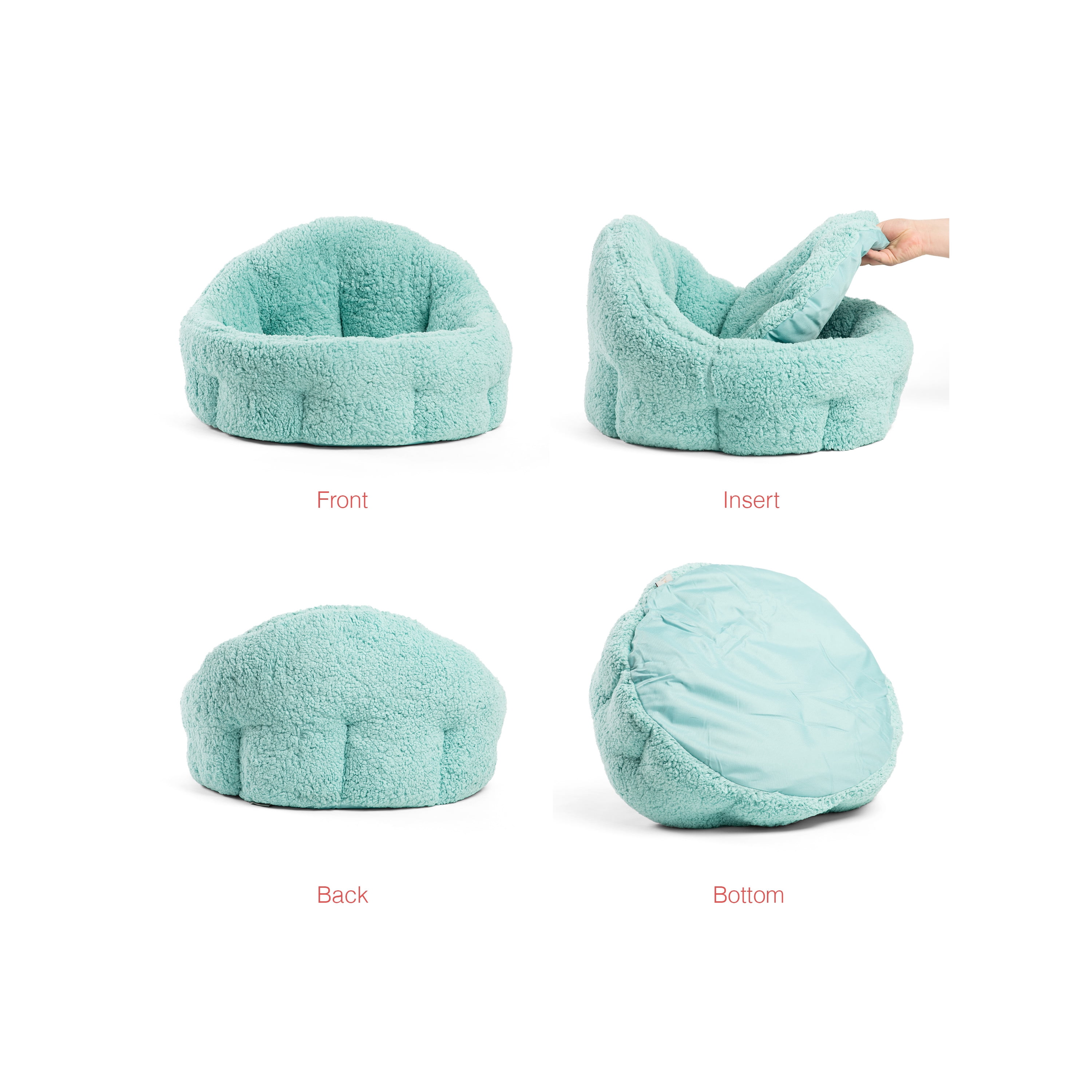 Deep Dish Cuddler ™ Sherpa - Jumbo Teal