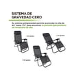 thumbnail image 4 of Silla Plegable Camastro Portátil Hikeo Antigravity de Tela para Jardín y Exteriores, 4 of 8