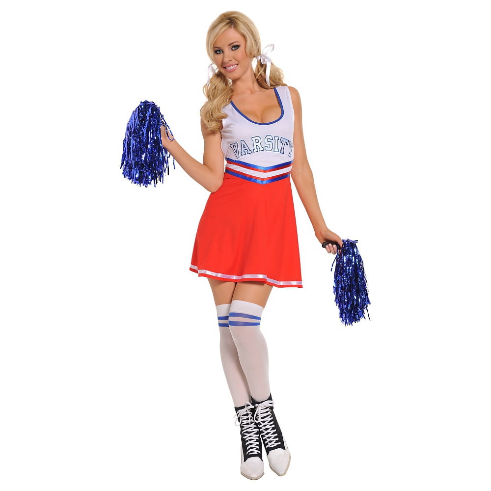 Cheerleader Team Captain Adult Costume - Small - Walmart.com - Walmart.com