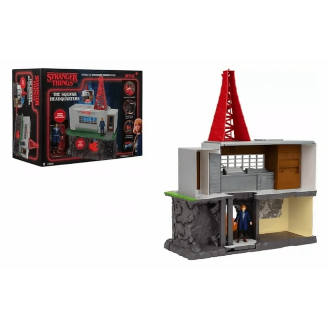 Jazwares Stranger Things Squak Headquarters Playset Multicolor