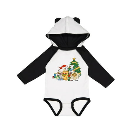 

Inktastic Christmas Sheep Family with Tree Gift Baby Boy or Baby Girl Long Sleeve Bodysuit