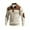 #426-Khaki, variant on Men's Quarter Zip Pullover Quilted Sweatshirt Pullover Long Sleeve Stand Collar Sweater Color Block Sweatshirt