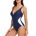 thumbnail image 5 of Bixock Tankini Swimsuits for Women,One Piece Swimsuits for Women,Swimsuits for Women Solid Color Slim Swimsuit Performance Guard Swimwear Swimsuits, 5 of 6