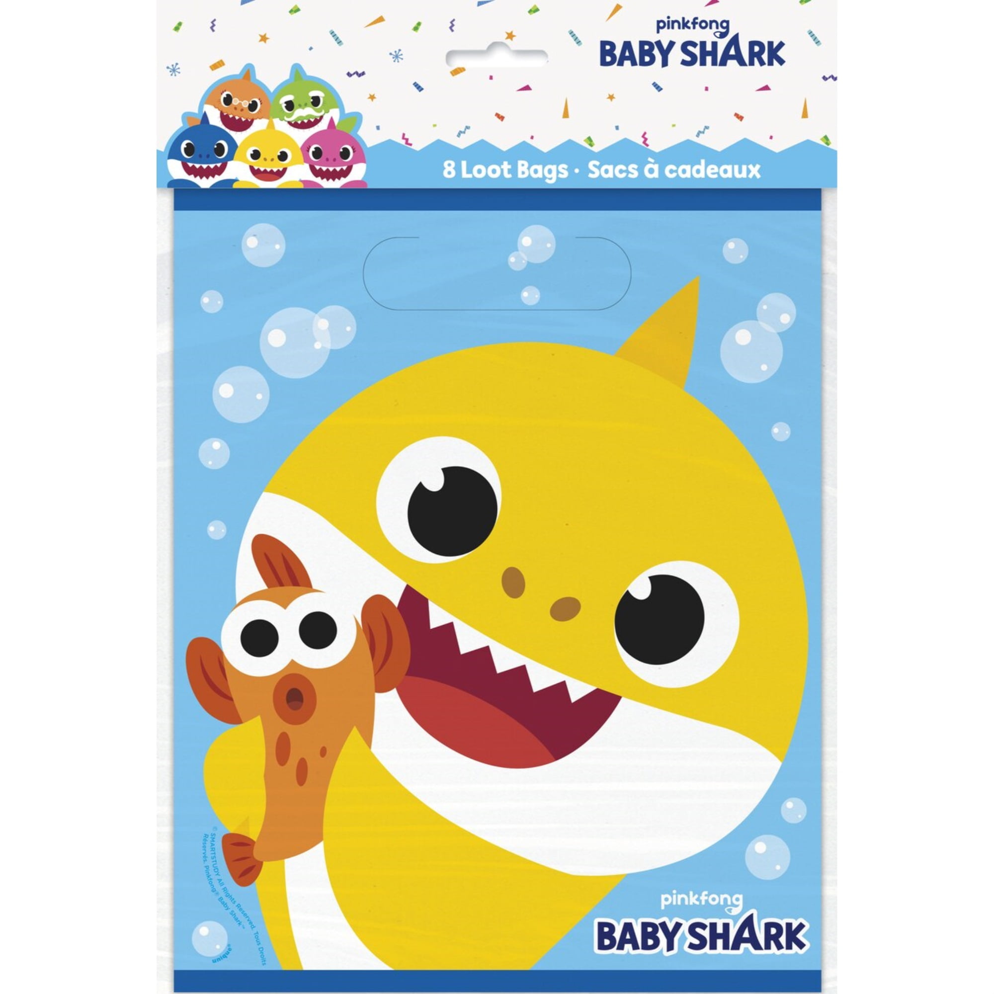 12 Pack Cute Baby Shark Gift Bags Party FavorsShark Storage Backpack Bags  Party Supplies for Girls or Boys Kids Cute Shark Themed Birthday Party14  11 Product Name  Amazonin Toys  Games
