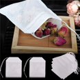 thumbnail image 4 of LIKEM 100pcs Empty Filter Bags Mesh Food Grade Non-woven Home Brew Seasoning Tea Filter Bag, 4 of 6