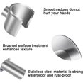 thumbnail image 4 of Shower Head Holder Adhesive Adjustable Handheld Shower Wand Holder Wall Mount Shower Head Holder No Drilling Stainless Steel Wall Mount, 4 of 5