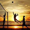 thumbnail image 5 of Red de voleibol de playa de 9,5 m x 1m con estante de voleibol, bolsa de voleibol, competición a juego, red de voleibol de entrenamiento estándar JM MX-0135316FYD, 5 of 5