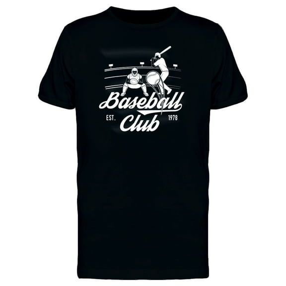 Swinging Baseball Club  T-Shirt Men -Image by Shutterstock, Male 3X-Large
