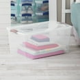 thumbnail image 4 of Sterilite 62L Latch Box  - Pink, 4 of 5