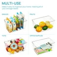 thumbnail image 5 of Vtopmart Clear Plastic Storage Bins, 4 PCS Pantry Organizer Bins with Handle,Medium, 5 of 7