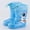 Blue, variant on Rainboots Boots Girls Cute Cartoon Printed Toddler Waterproof Boots with an Elastic Boot Collar Toddler Deck Boots for Toddler Boys