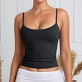 thumbnail image 2 of Camisole Tank Tops for Women Sexy Cami Strappy Sleeveless Tank Tops Crewneck Slim Stretch Going Out Tops Aesthetic Streetwear, 2 of 5