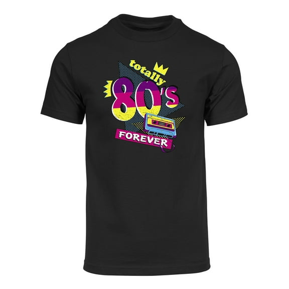 Gravity Threads Mens Totally 80s Short-Sleeve T-Shirt - Black - 2X-Large