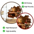 thumbnail image 4 of HHGBAD Christmas Mouse Wall Stickers, Cute PVC Decoration, Festive Home Decor, Easy to Install, Ideal for Holiday Decoration, Adds Cheerful Atmosphere to Living Space, 4 of 6