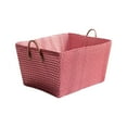 thumbnail image 1 of Japanese-Style Rattan Woven Laundry Basket, Foldable Household Storage for Clothes, Toys, and Sundries, Breathable and Durable Design, 1 of 6