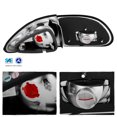 thumbnail image 2 of AKKON - For 95-02 Chevy Cavalier 4PCS Inner and Outer Black Housing Rear Tail Brake Light Assembly, 2 of 5