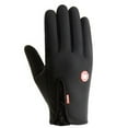 thumbnail image 4 of Guantes de invierno con forro polar, impermeables, con cremallera, para montar a caballo, pantalla táctil, para exteriores, montañismo, ciclismo, conducción, cálidos, antideslizantes, a prueba de, 4 of 6