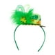thumbnail image 4 of CALLE. Diadema del Día de San Patricio, sombrero de plumas, diadema, tocado, banda para el pelo, aro para el pelo, diadema de trébol para festivales, Yuyangstore  Banda para el cabello, 4 of 7