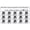 15pcs-Black, variant on Tarp Cover Lock Fasteners with Rotating Button, Metal Mounting Hardware for Canvas Boat Motorhome Tent Installation Jobs
