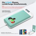 thumbnail image 4 of Caja fuerte YSky Cell con temporizador para iPhone/Android, color verde, 4 of 7