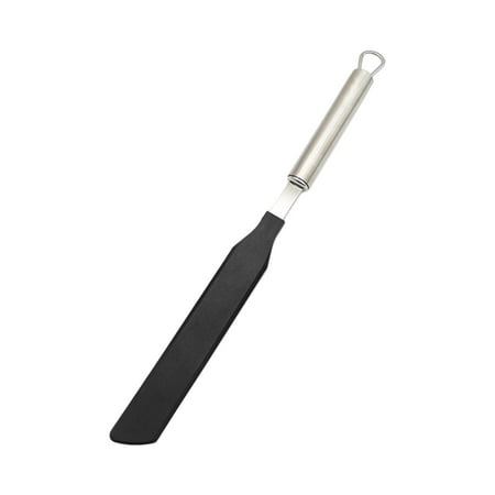 

Pancake Spatula Stainless Steel Round Handle Crepes Spatula 35cm Cooking Utensils Cake Cream Spatula for Flipping Steak Burgers Omelet Eggs
