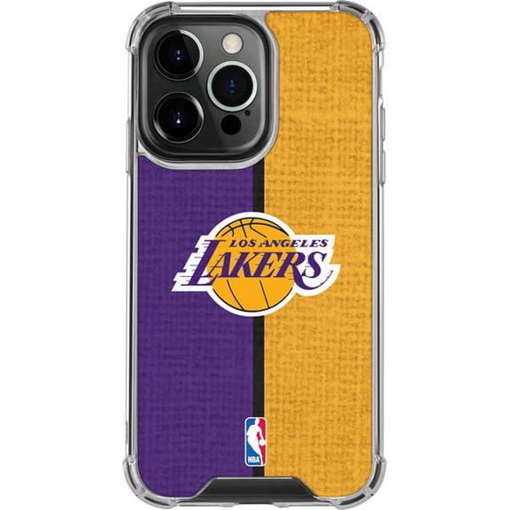 Skinit NBA Los Angeles Lakers Canvas iPhone 14 Pro Clear Case