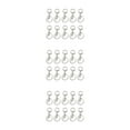 thumbnail image 4 of ZheElen 10pack/lot Metal Key Chain Snap Hooks - Accessories For Personalized Keychain Is Low Bright silver 3Set, 4 of 6