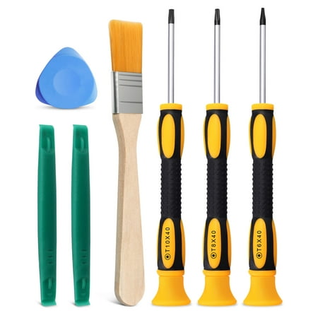 Perfect Chef 3 Piece Tool - Fosmon Game Controller Console 7 Pieces Tool Repair Kit, Magnetic T6 T8 T10 Screwdriver Set for Xbox 360 Xbox One Controller and Console, PS3 and PS4 Console