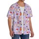 thumbnail image 2 of Fotbe Fashionable Cats Camisa Estampada de Manga Corta para Hombre, Casual de Verano, Estilo Playero, Sin Arrugas-3X-Large, 2 of 5