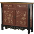 thumbnail image 2 of Cillian 2-Door 2-Drawer Console Table with Shelves, Red Oriental, 2 of 13