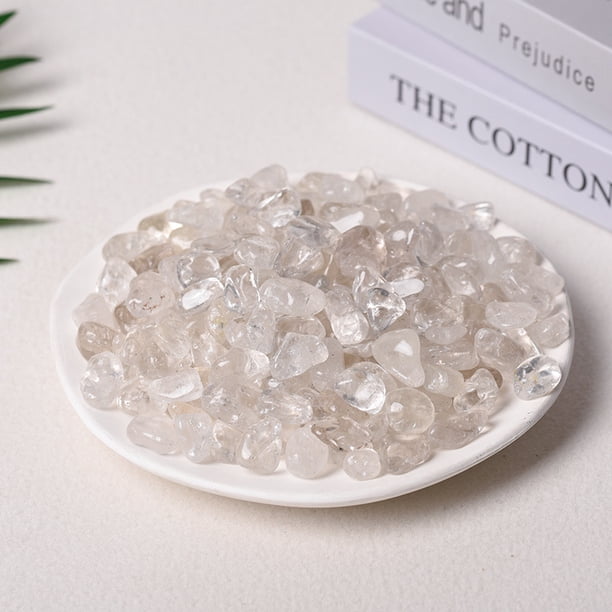 Cristal blanco natural Cristal rosa Citrino Amatista Verde Color Dongling Fluorita Cristal de aromaterapia Grava