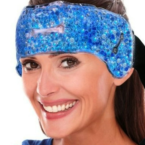 Reusable Hot Cold Therapy Wrap Pad for Migraine Headache and Sinus