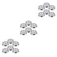 thumbnail image 4 of Wisewang 6 Pieces Shaver Head Facial Hair Beard Trimmer Heads Refills Repair Maintenance Modification Replacement for Show as Picture 3Set, 4 of 6