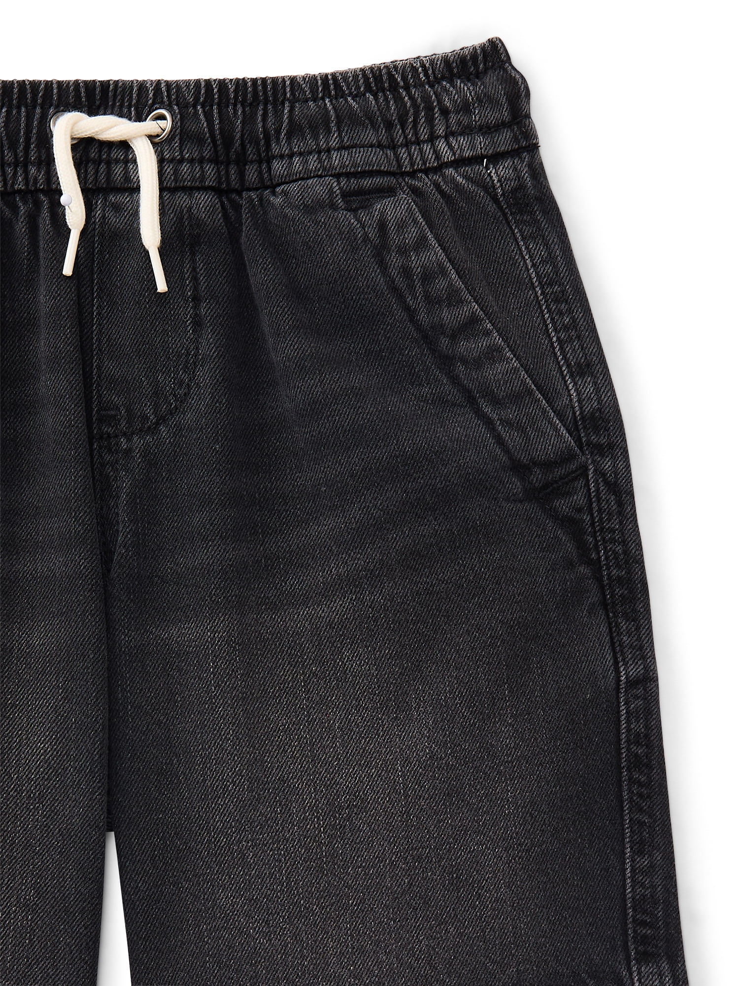 Wonder Nation Boys' Pull On Denim Shorts, Sizes 4-16 & Husky