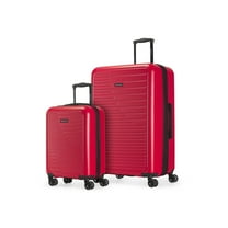 Swiss Mobility CPH 2 Piece Hardside Luggage Sets (20,28) Hardshell Durable Lightweight Suitcase, Salsa