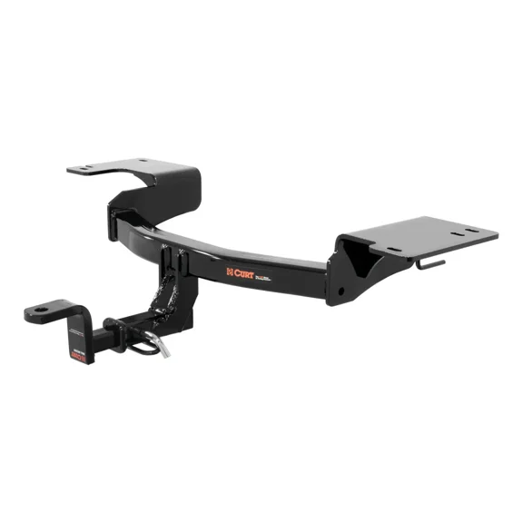 CURT 113473 Class 1 Trailer Hitch with Ball Mount, 1-1/4-In Receiver, Fits Select Fiat 500