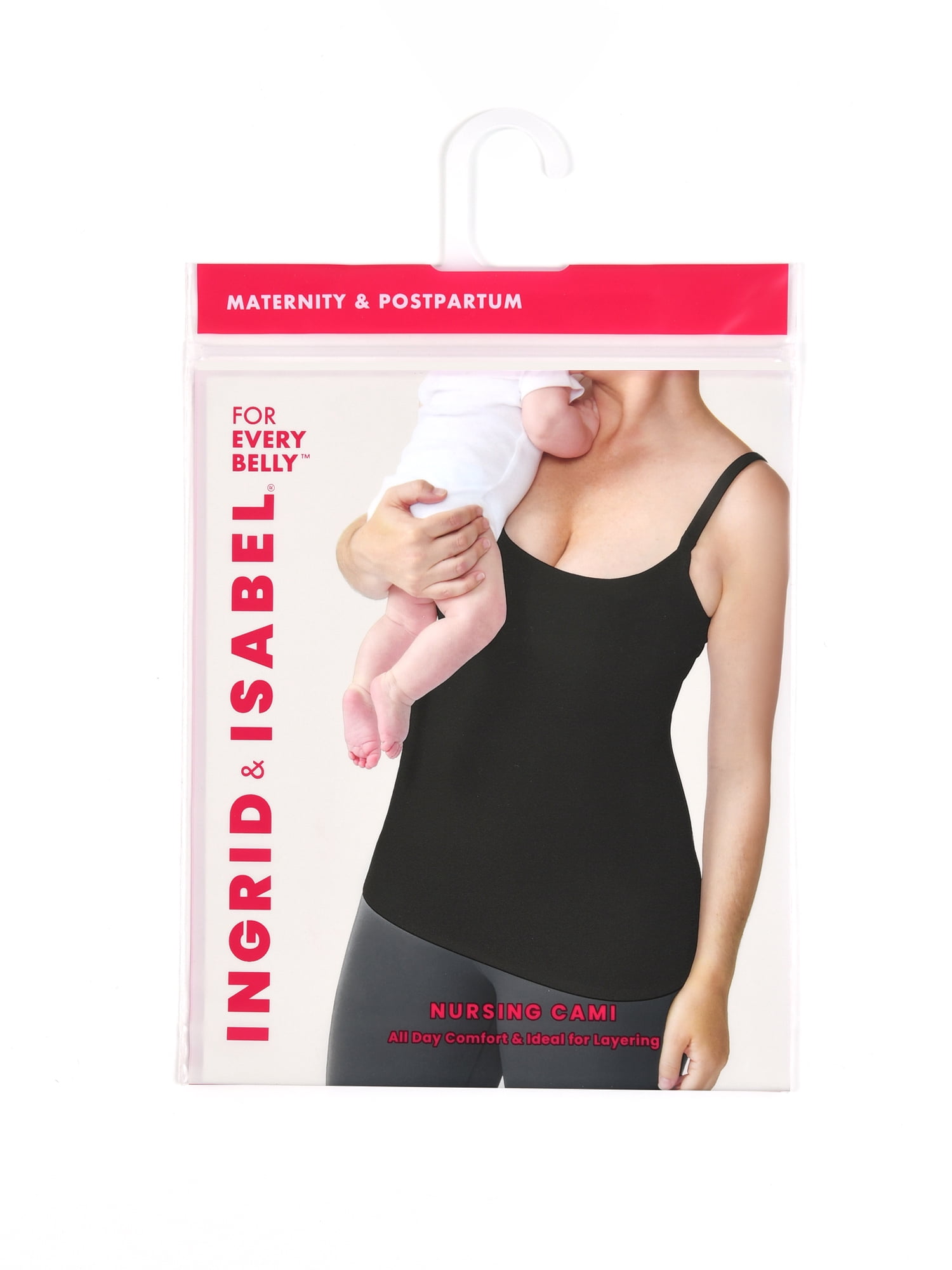 Ingrid & Isabel For Every Belly Women's Flexible Comfort Maternity Nursing Cami, Sizes S-XXXL
