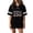 Black, variant on Women's 250th Anniversary USA Athletic Jersey Shirts, 1776-2026 Double-Sided Graphic V-Neck Shirt, Patriotic Varsity Striped Top,Red (S)
