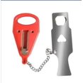 thumbnail image 2 of Cerradura de puerta portátil, duradera, cómoda, desmontable, antioxidante (rojo) (1 unidad) brillar Electrónica, 2 of 5